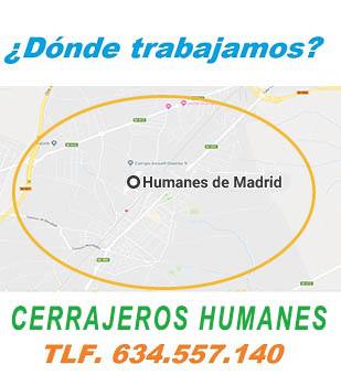 ¿ en que zonas de Humanes trabajamos ?